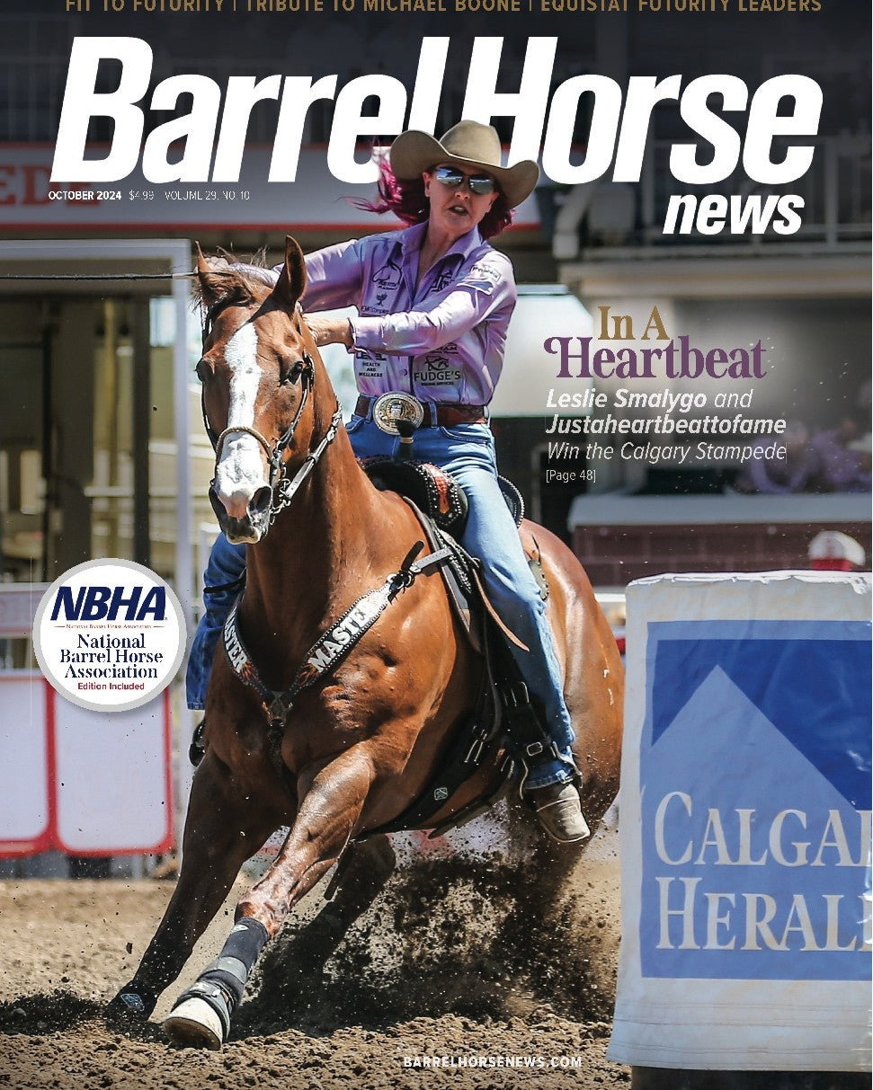 Leslie Racing In a Heartbeat: Leslie Smalygoβs Barrel Racing Triumph at the Calgary