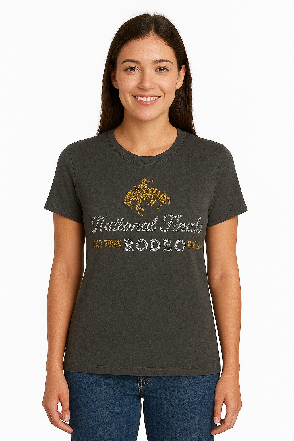 NFR RHINESTONE TEE- Seasonal