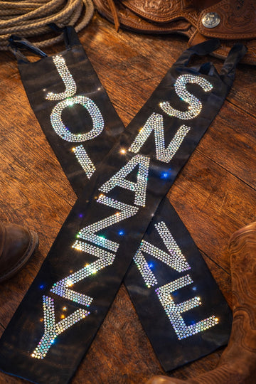 CUSTOM SPANGLE TAIL BAGS-NAME IN THE NOTES