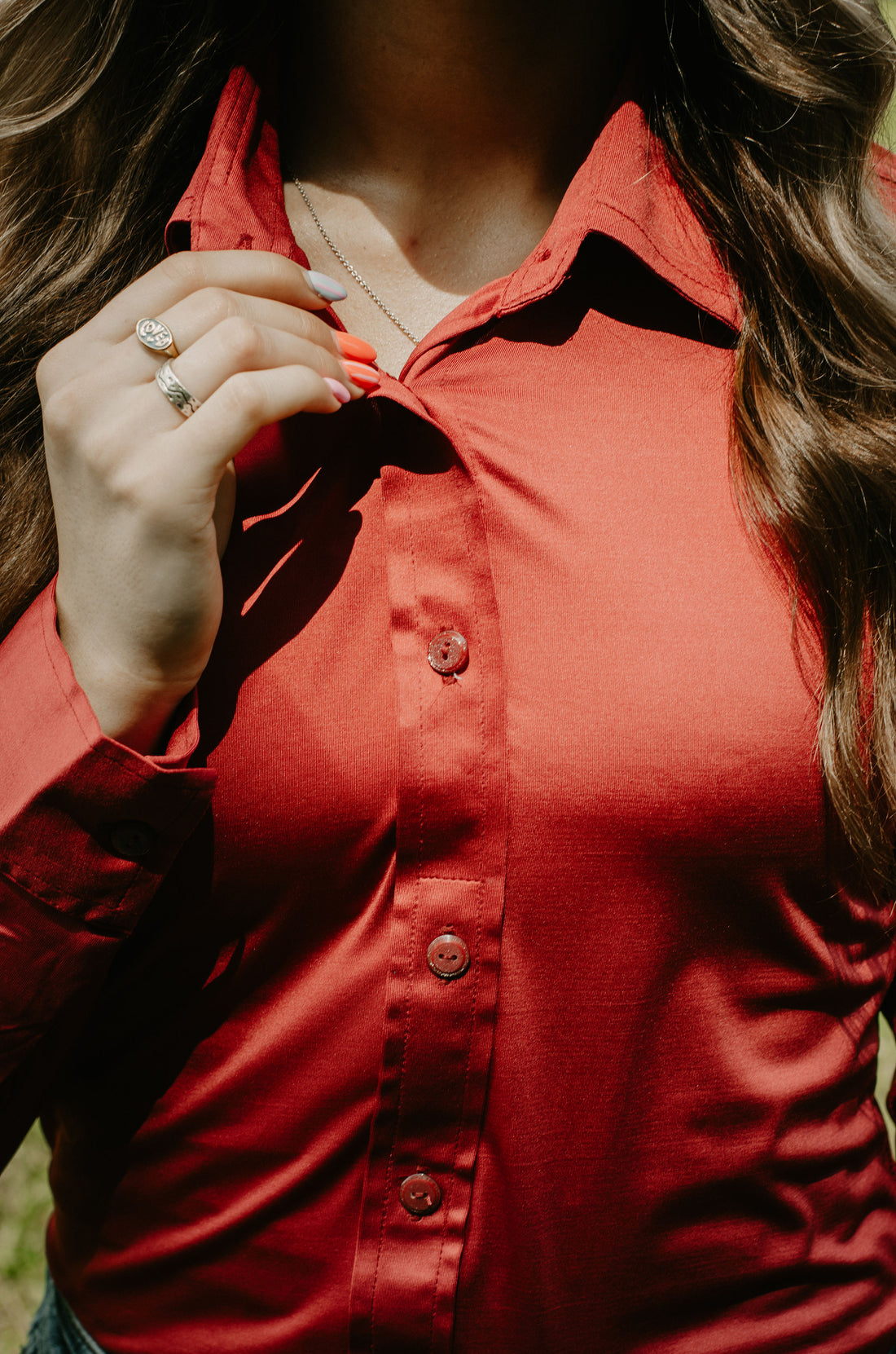Punchy Pullover- Crimson