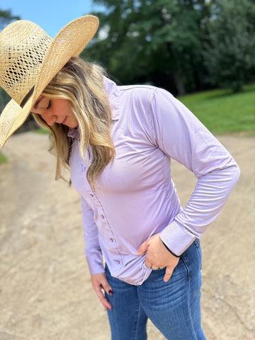 Punchy Pullover-Lavender