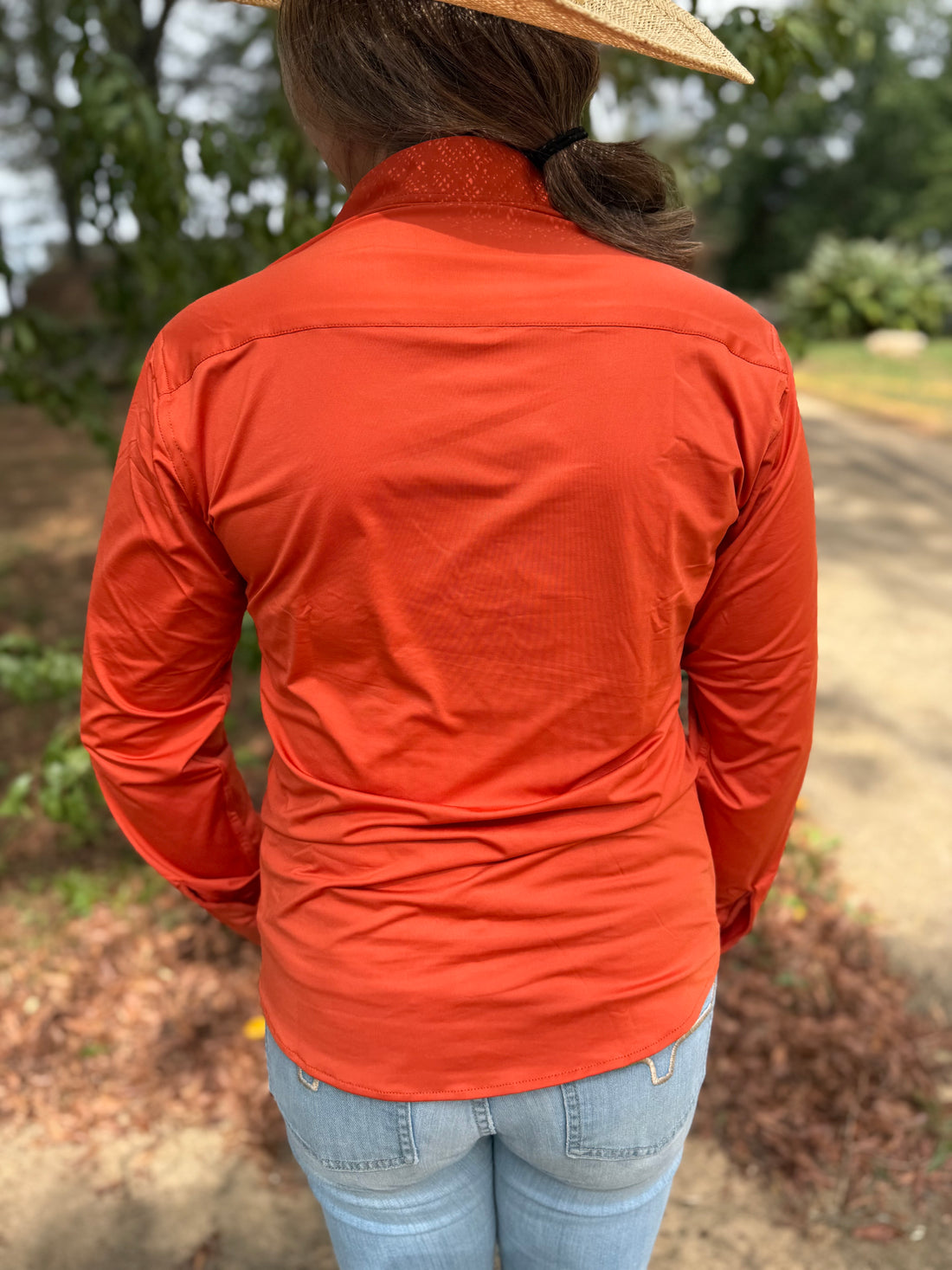 Burnt Orange Punchy Pullover