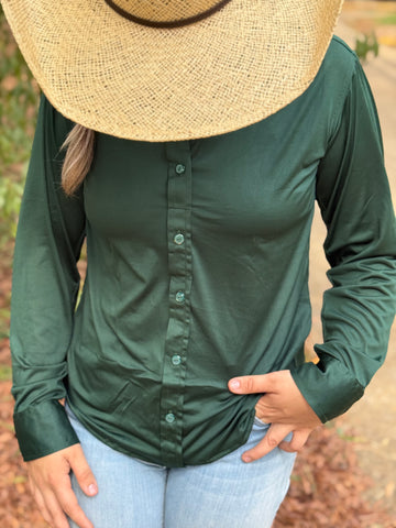 Olive Punchy Pullover